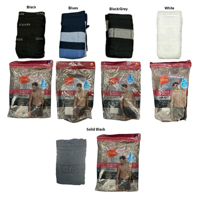 

Hanes Best Мужские трусы-боксеры без тегов Comfort Flex Waist, 5 шт. в упаковке