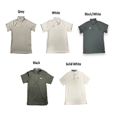 

Under Armour Mens UA Rival Athletic Pullover Polo с короткими рукавами и воротником