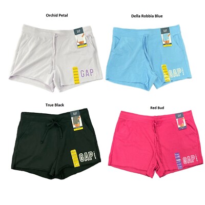 

Женские шорты GAP Soft Pull On Drawstring Logo 4 дюйма по внутреннему шву