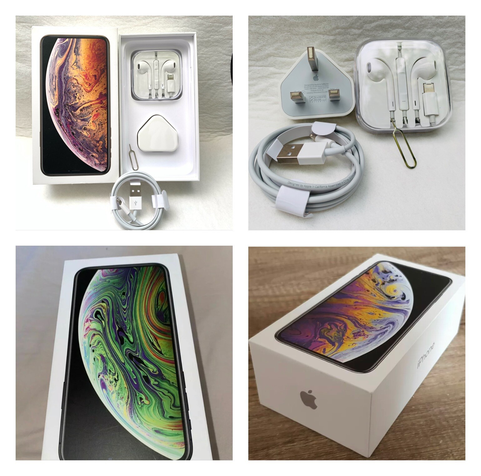 Genuine Apple iPhone XS Max BOX Only with Accessories 