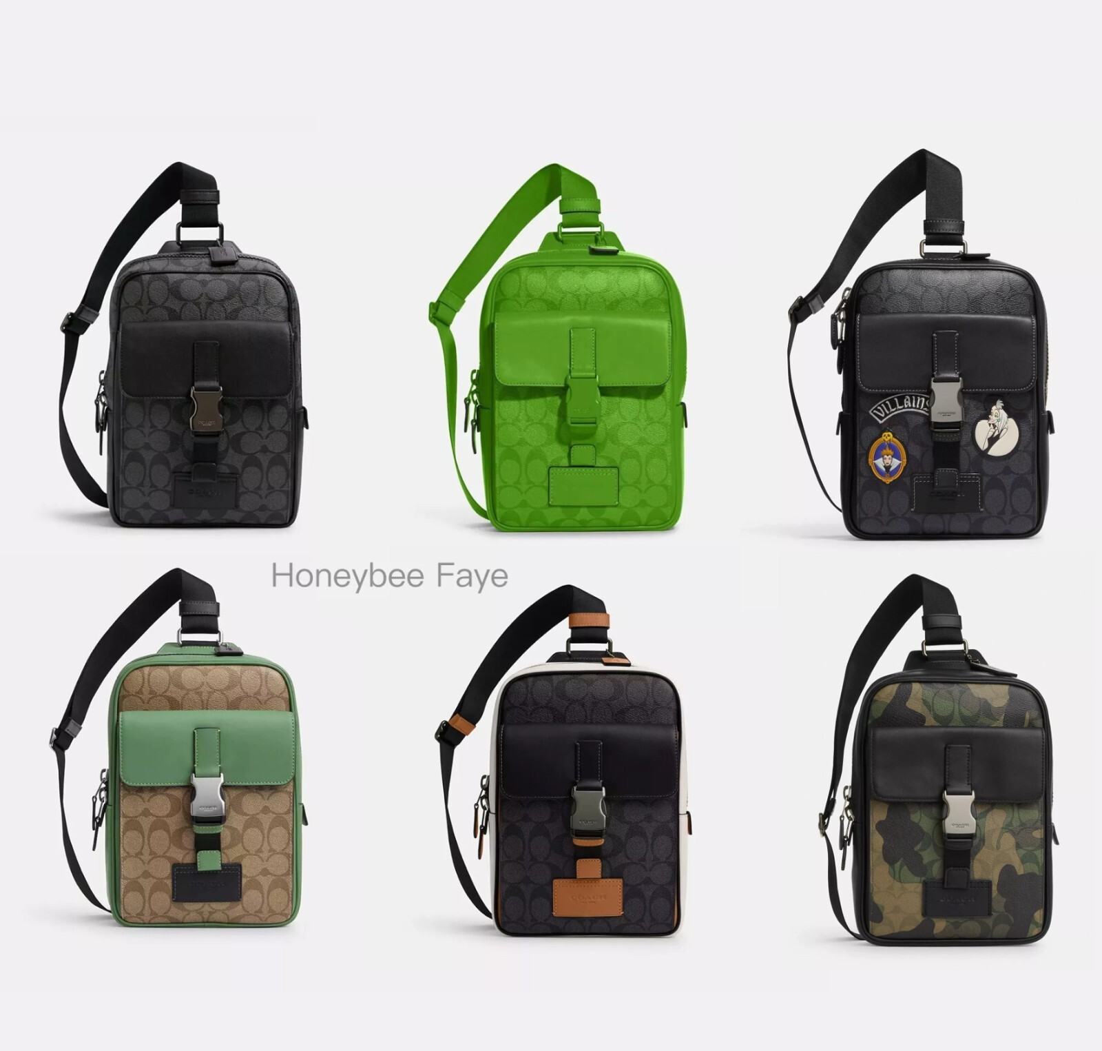ショルダーバッグ Coach Track Pack 14 In Signature Canvas CL412 Buy Coach Track Pack Bag 14 In Signature Canvas In Khaki