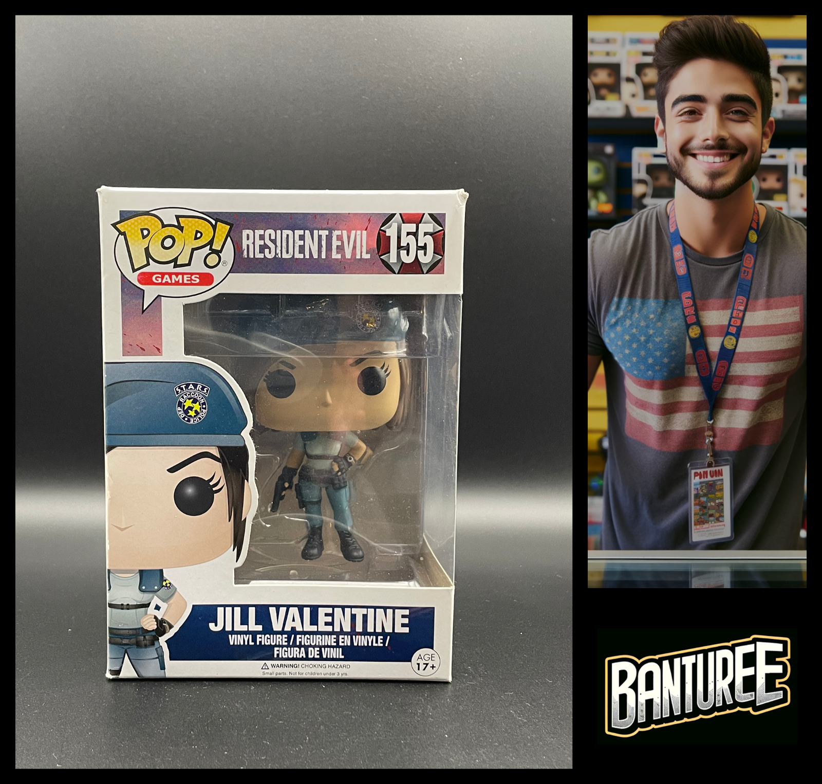 Funko Pop! Games - Jill Valentine #155 (Resident Evil) 20th