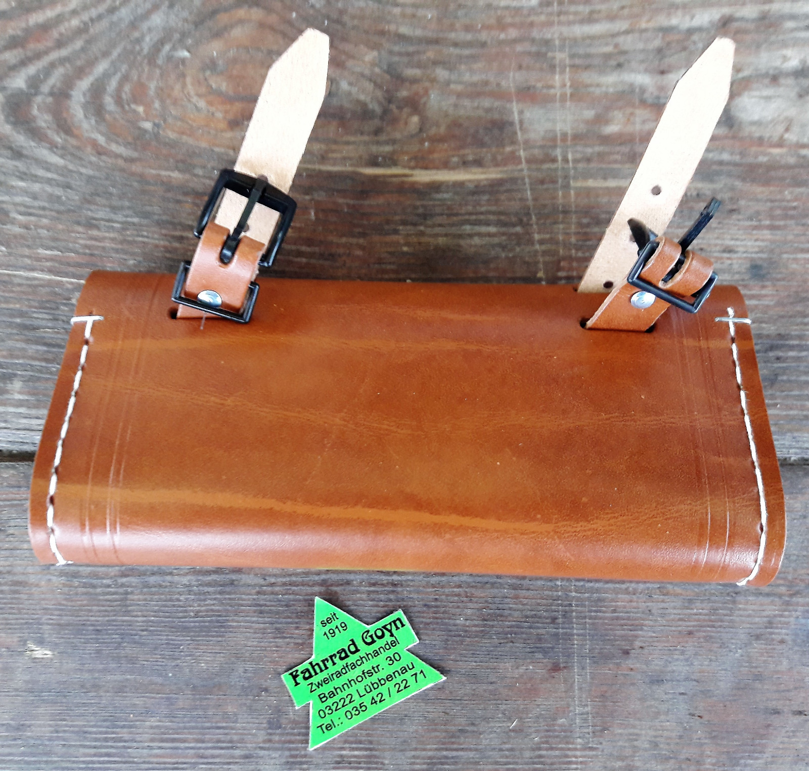 NOLOWY Motorrad Werkzeugtasche - Wasserdichte Satteltasche Im Retro-Lederlook