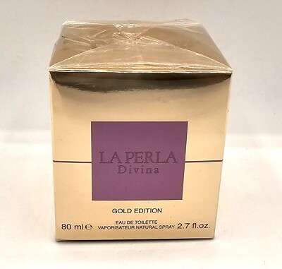 La Perla Divina Gold Edition 2.7 oz 80 ml Eau de Parfum Spray Woman's NEW SEALED