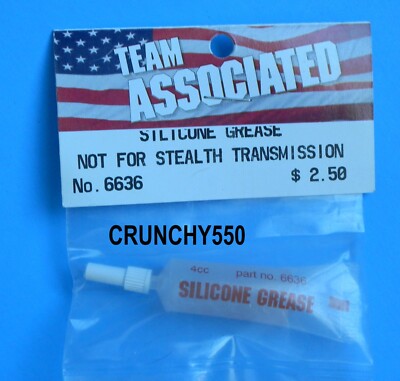Associated 6636 Silicon Differential Grease 1/4 oz Vintage RC Part