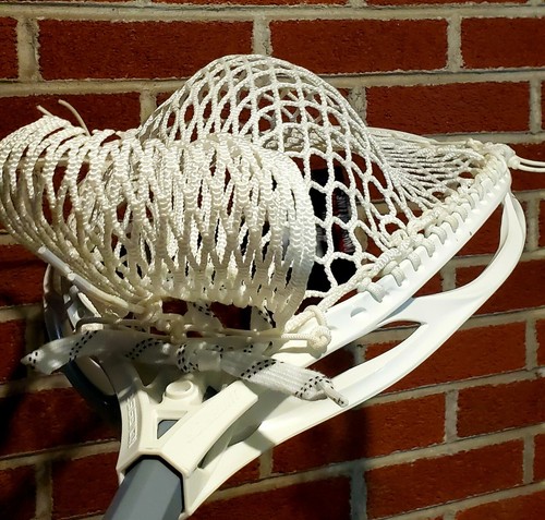 Warrior Nemesis 2 Goalie Lacrosse Head Strung w/15D Semi Soft Mesh-PICK SHOOTERS