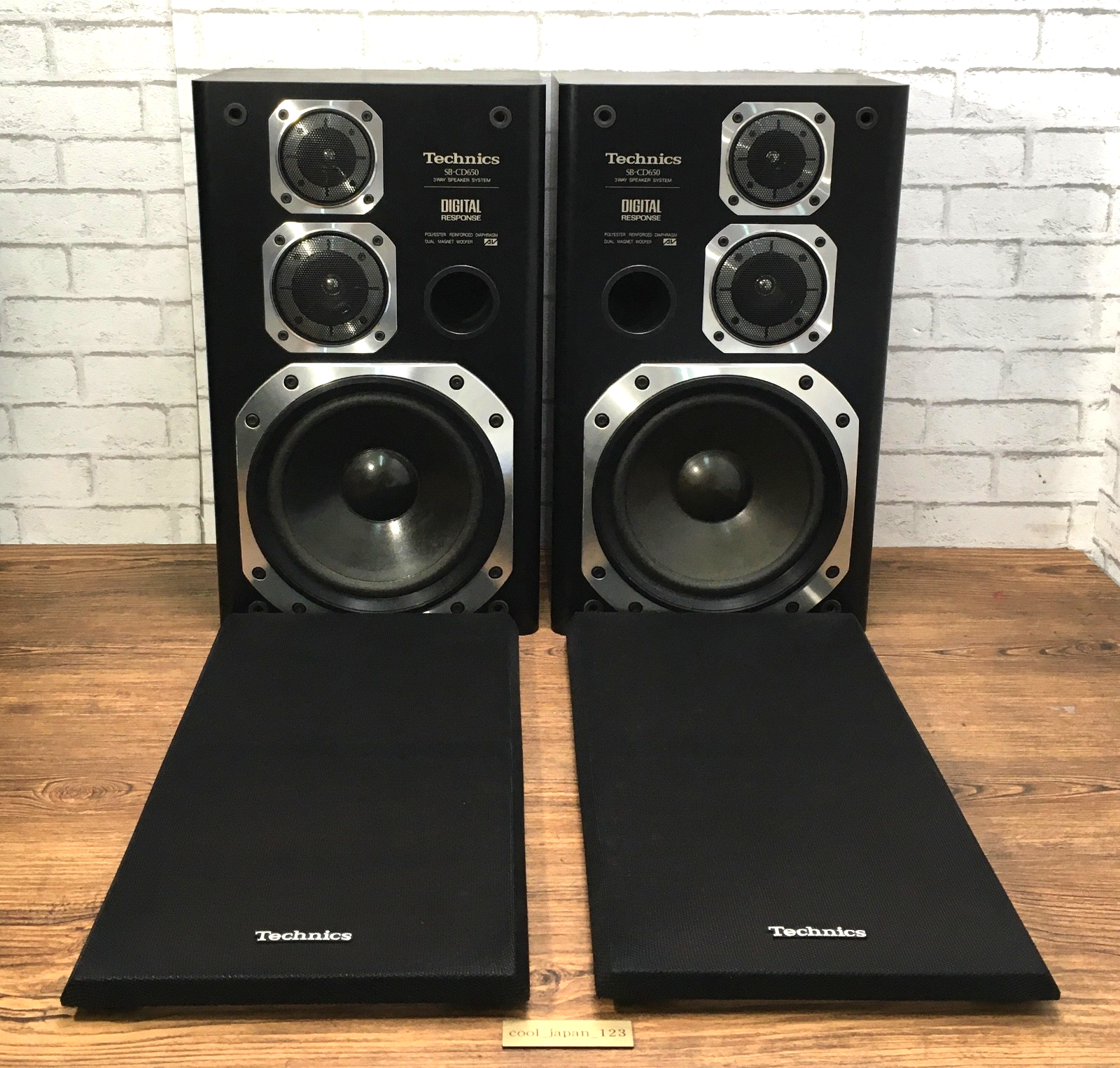 Technics 3ウェイスピーカー　SB-CD650 ペア　テクニクス レア！Technics 3ウェイスピーカー SB-CD650 ペア テクニクス