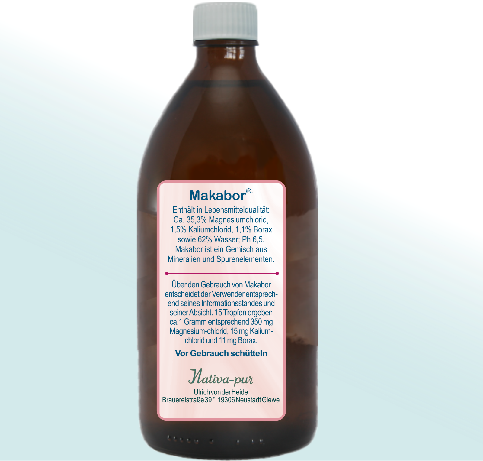 Makabor® 100ml Glas Borax Kalium Magnesiumchlorid Osteoporose Gelenke Arthrose