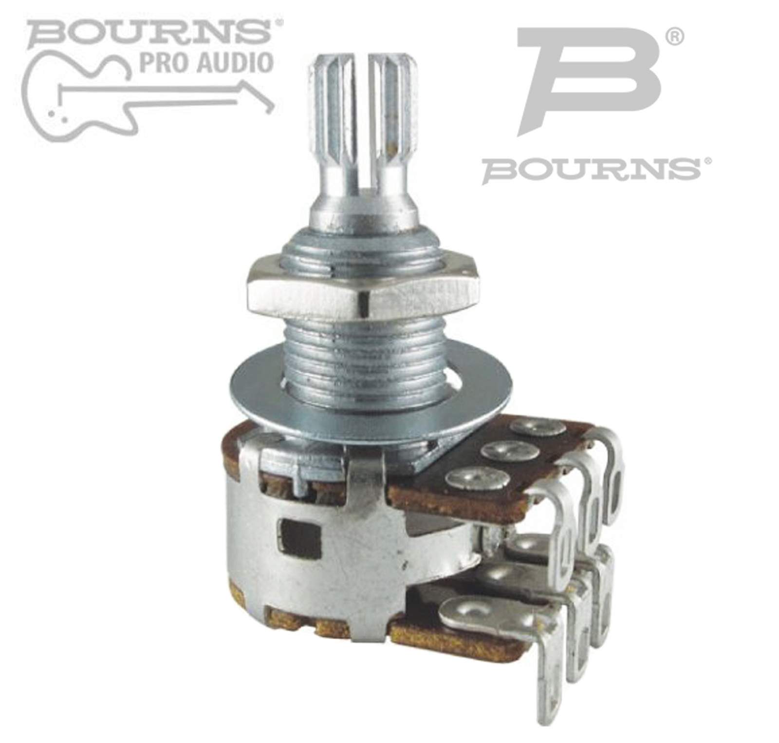 Bourns Potentiometers 500Kohm 20 17mm 500k Knurled Shaft/SL/CD (Pack