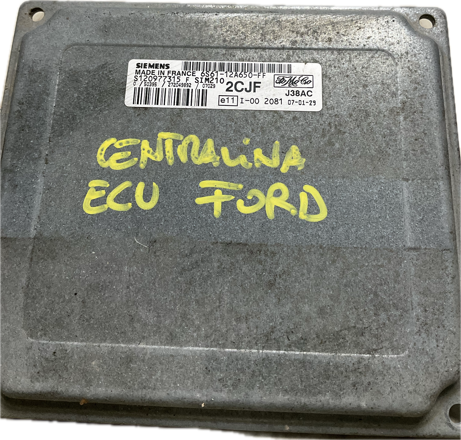 Centralina motore ecu FORD FIESTA anno: 2007 codice ricambio: 6s61-12a650-ff