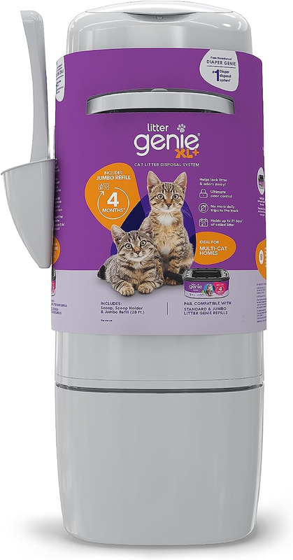 XL+ Pail | Cat Litter Waste Disposal System for Odor Control | Includes 1 Jumbo