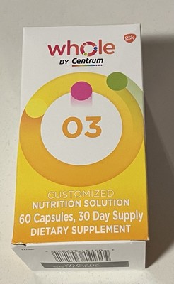 Whole By Centrum 03 Blend Capsules Supplement 60 Count
