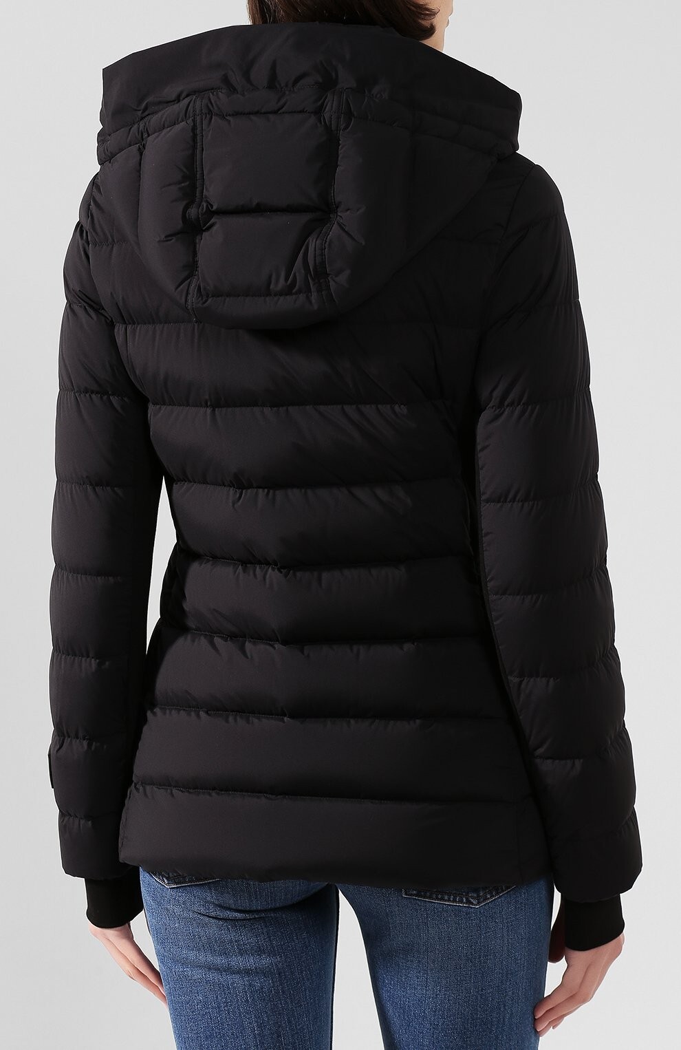 Pre-owned Burberry $1350  Newbridge Black Hooded Quilted Down Short Parka Puffer Coat S