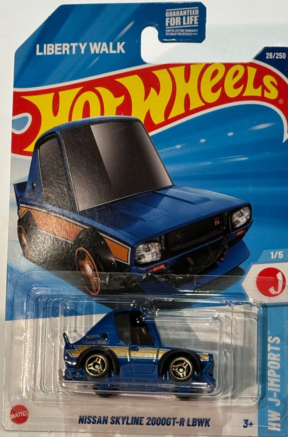 2025 🔥 HOT WHEELS, NISSAN SKYLINE 2000GT-R LBWK, 1/5