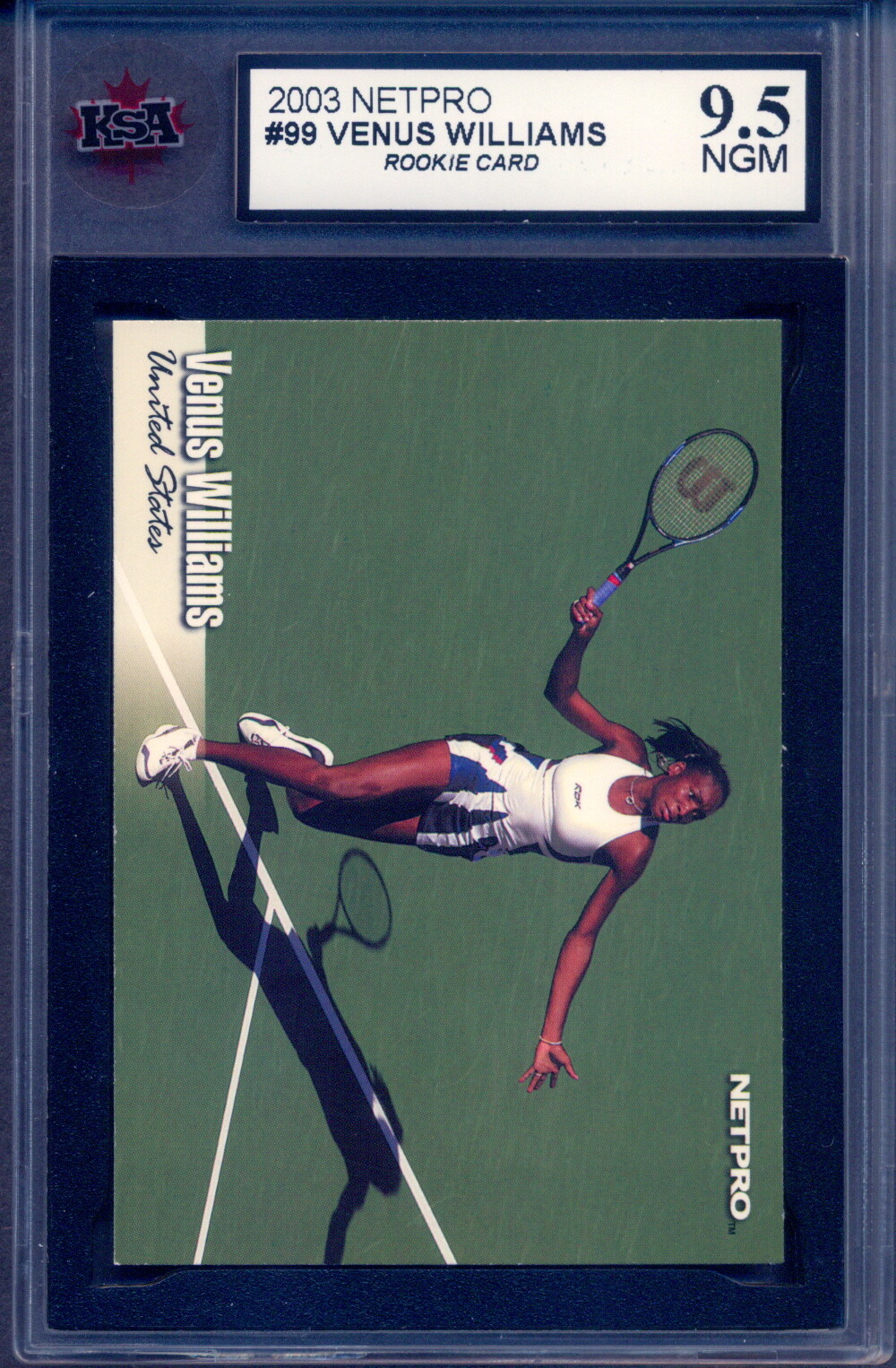2003 NETPRO ウイリアムズシスターズ　ルーキーカード 2003 Netpro #2 RC Rookie ~ Venus Williams ~ GRADED CG 9.5 | eBay
