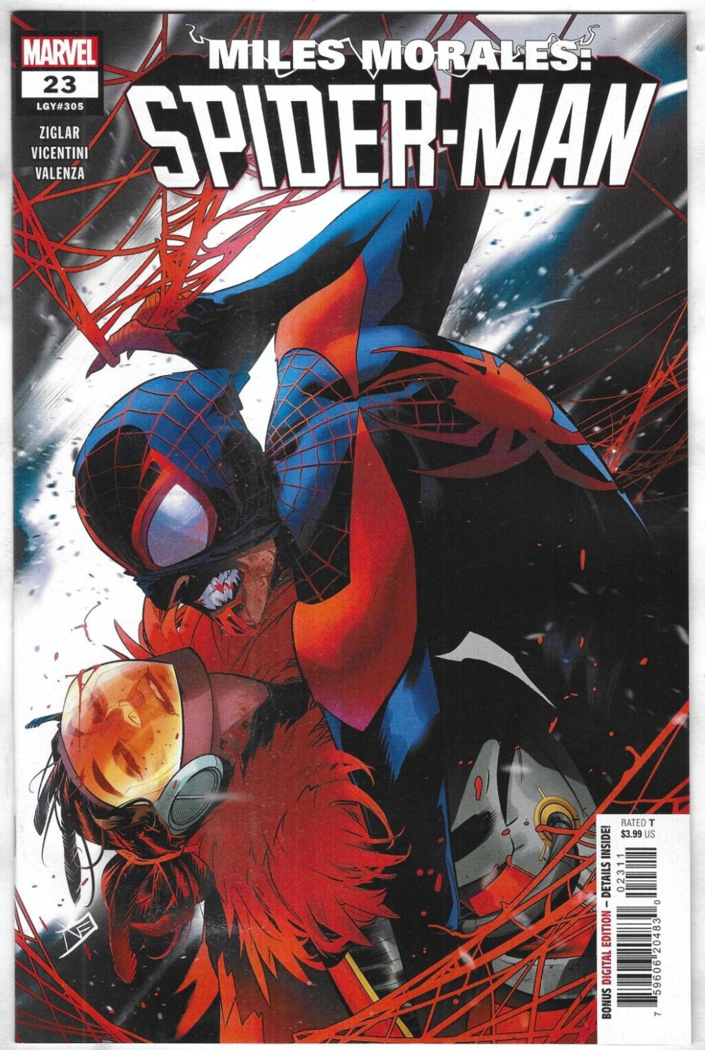 洋書 Miles Morales #23 variant Miles Morales: Spider-Man #23 (Variant Edition) Fine Art