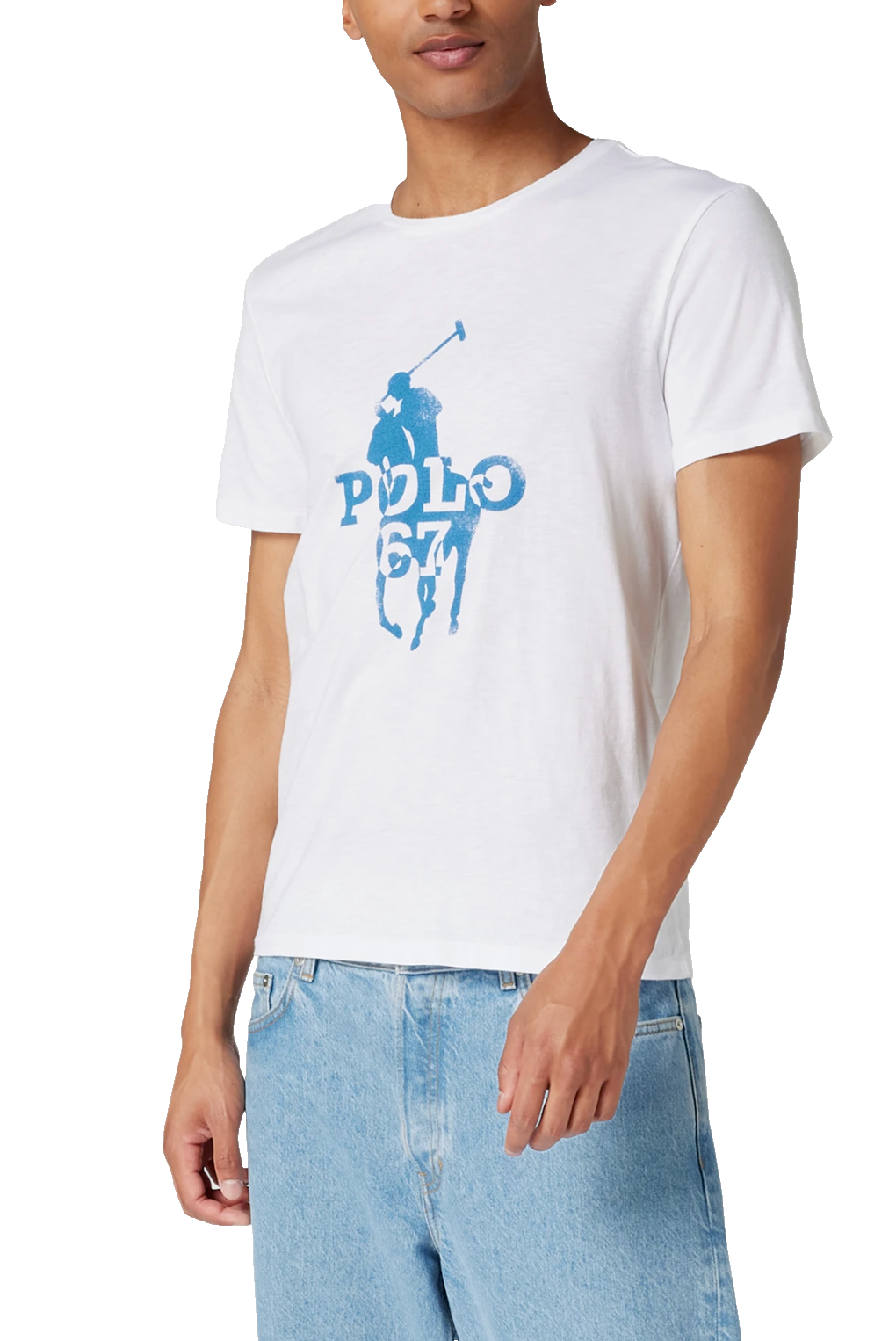 Polo Ralph Lauren Polo Player 67 Print T-Shirt Shirt Custom
