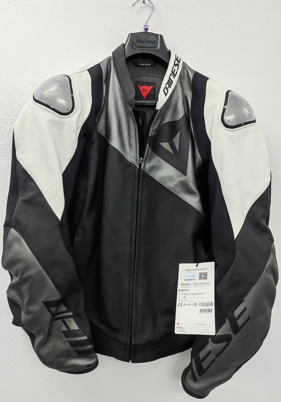 Dainese SPORTIVA leather jacket 56 BW 247284 NSF | eBay