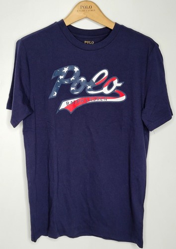 Tシャツ・カットソー POLO RALPH LAUREN Men T-shirt Blue 710654408 140 Polo Ralph Lauren Embroidered Logo T-Shirt | Saks Fifth Avenue