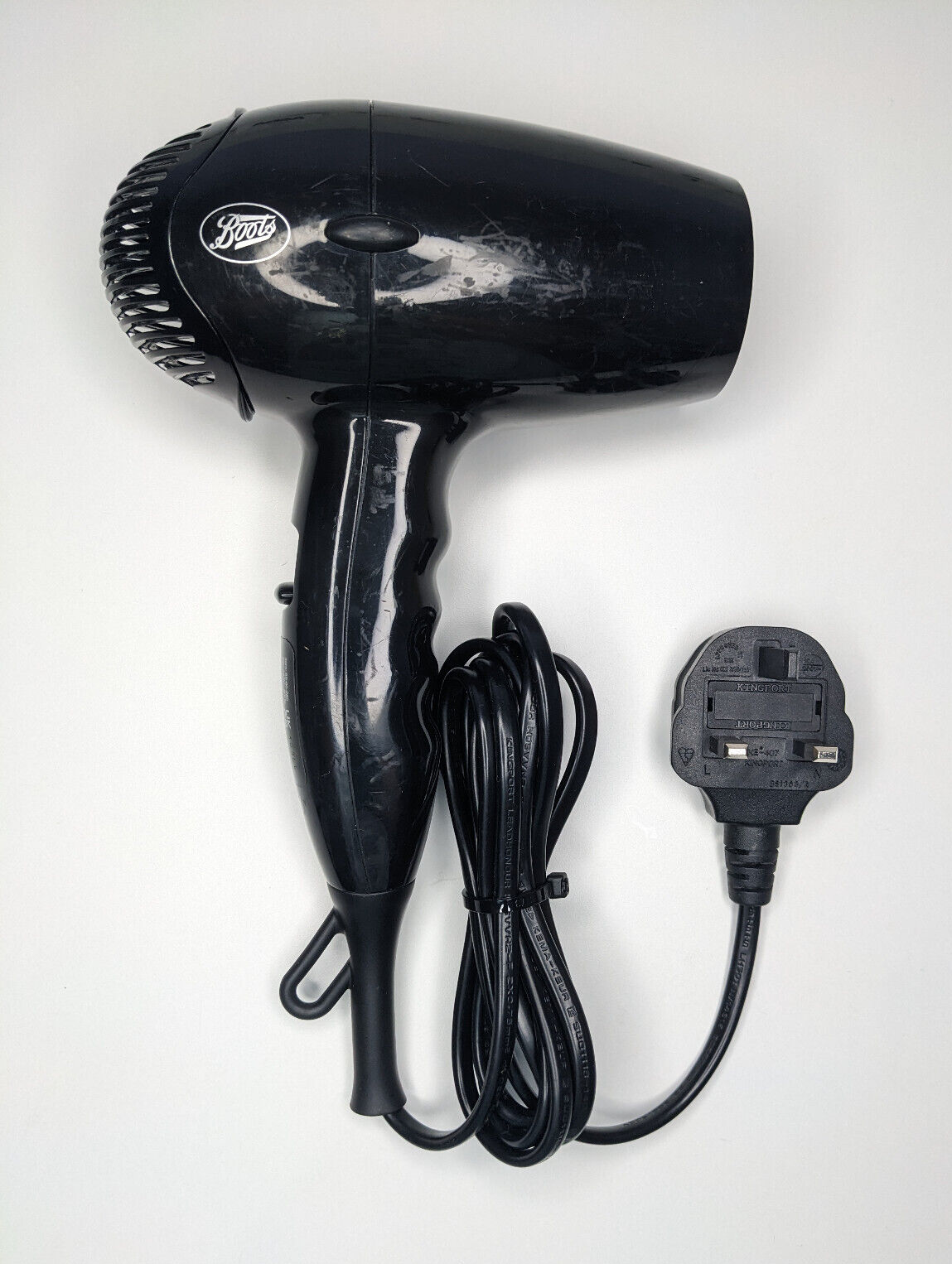 Boots Essential Mini Hairdryer 1600W Styler Black 69 86 285 Good Pre Owned