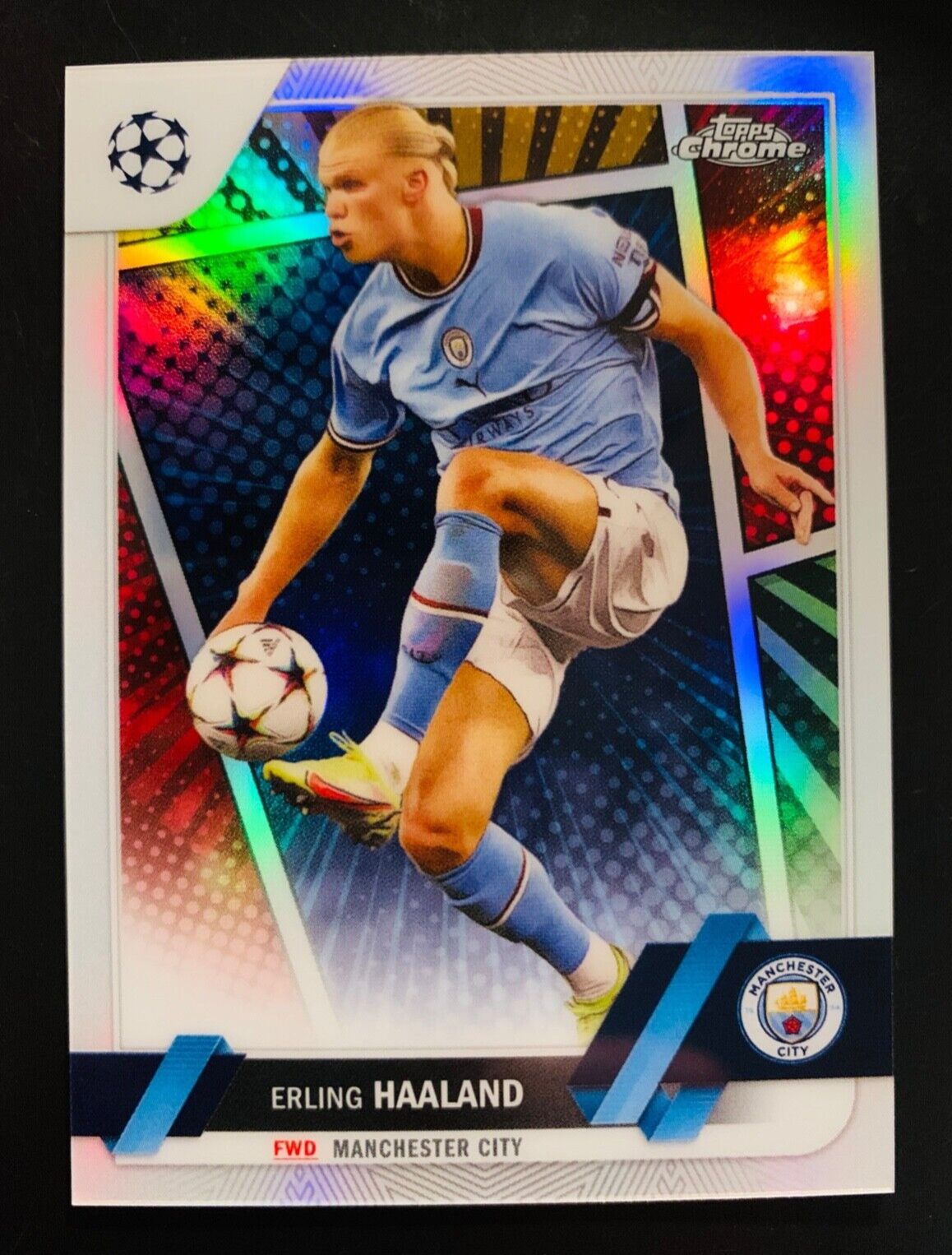 Erling Haaland Topps Chrome リフラクター 1113224?ts=1747955639068