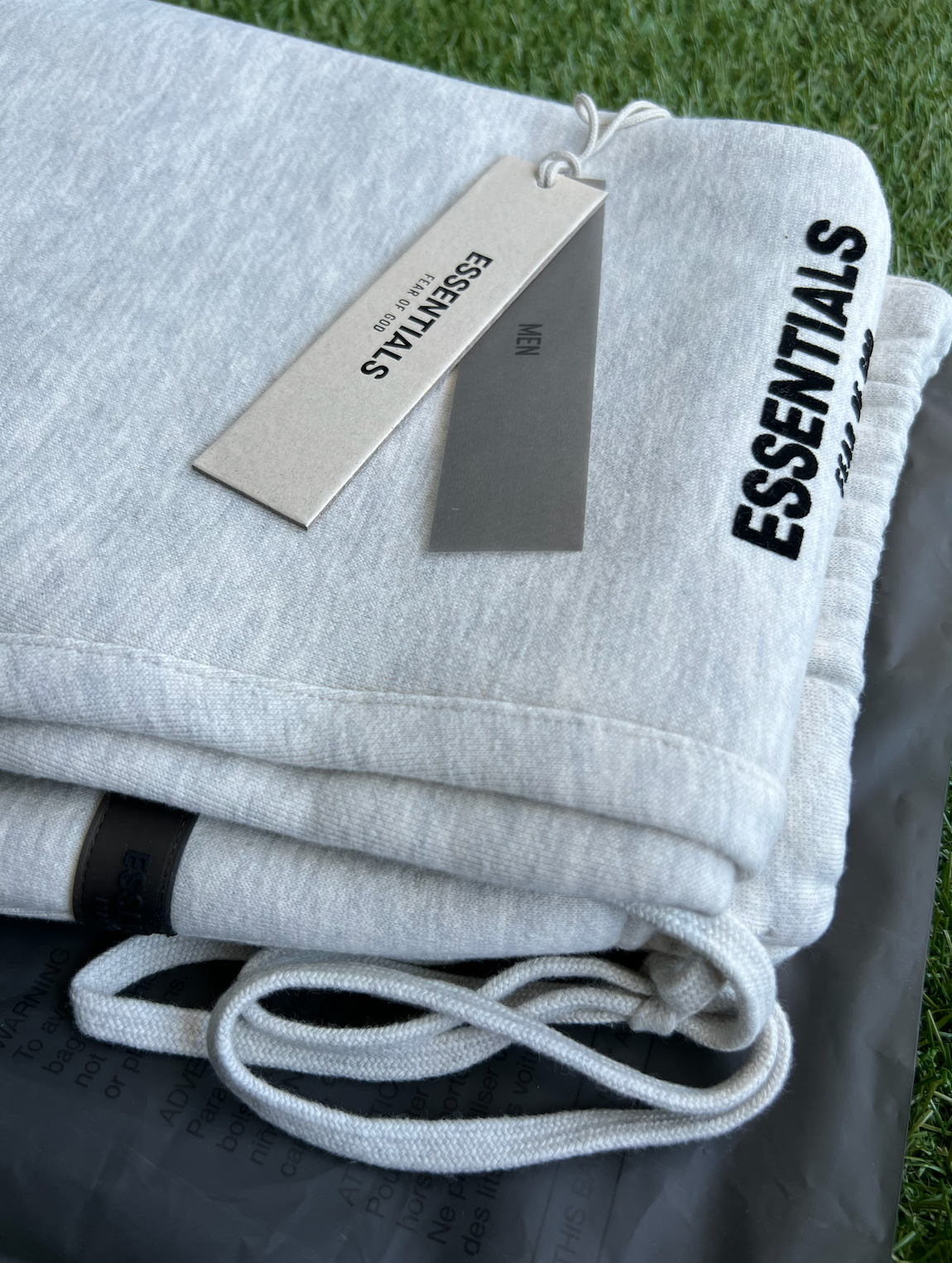 Pre-owned Fear Of God Essentials, , Sweatpants, Light Oatmeal, Ss22, Size S In White
