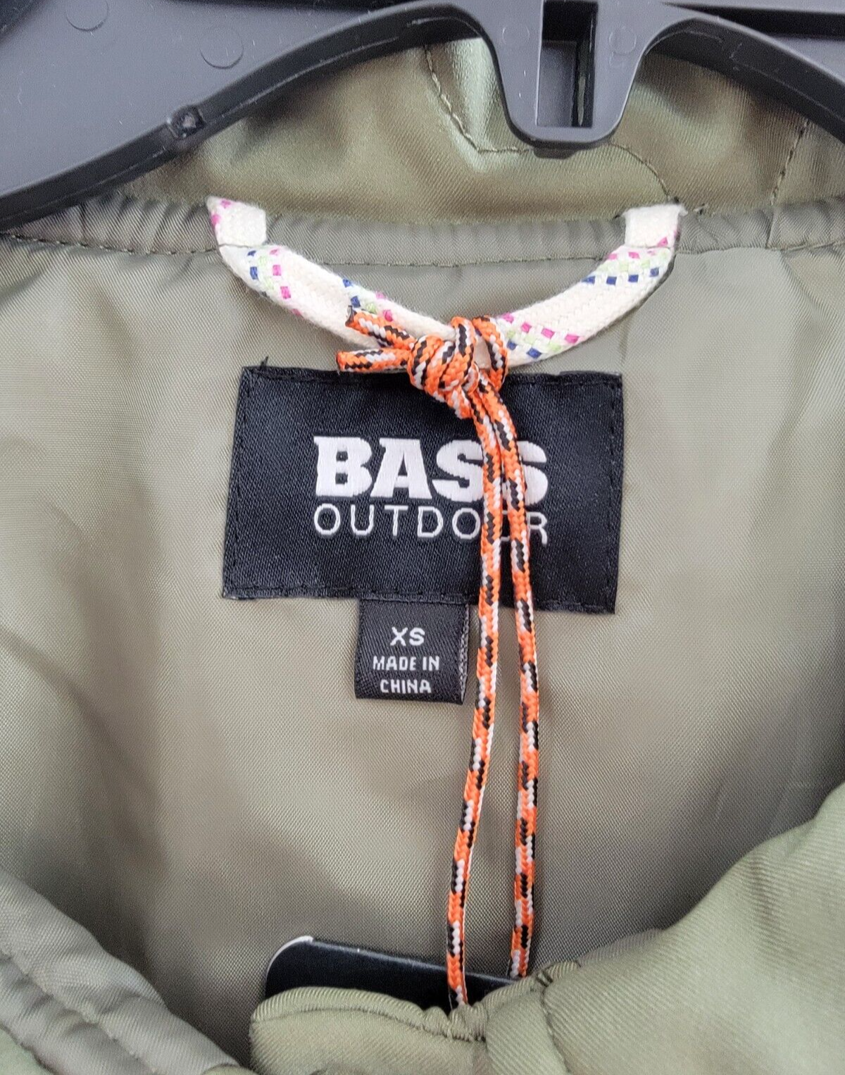 Bass Outdoor Quilted Long Sleeve Jacket Women XS Deep Lichen Green High collar - Picture 11 of 17