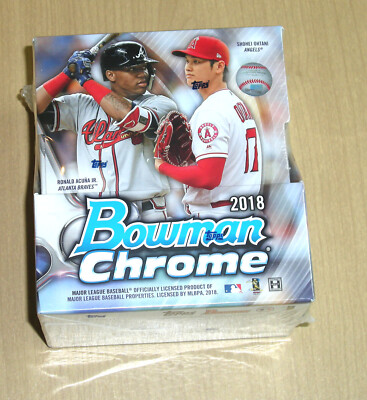 2018 Bowman Chrome baseball sealed hobby MASTER box Ohtani