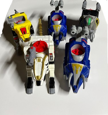 LOT OF 5 - Fisher Price Imaginext Power Ranger White Blue Yellow Black