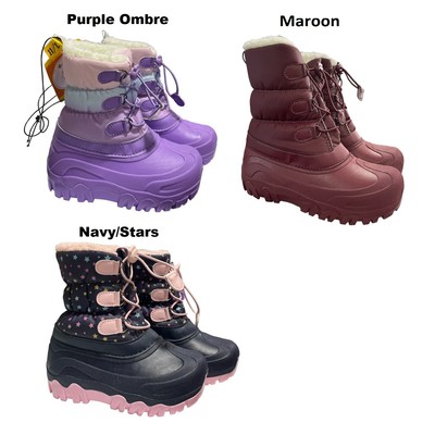 

Зимние зимние сапоги Members Mark для девочек с подкладкой из искусственного меха и застежкой-тогл