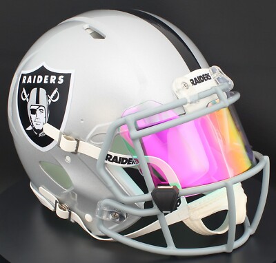 LAS VEGAS RAIDERS NFL Football Helmet with REVO PRISMATIC