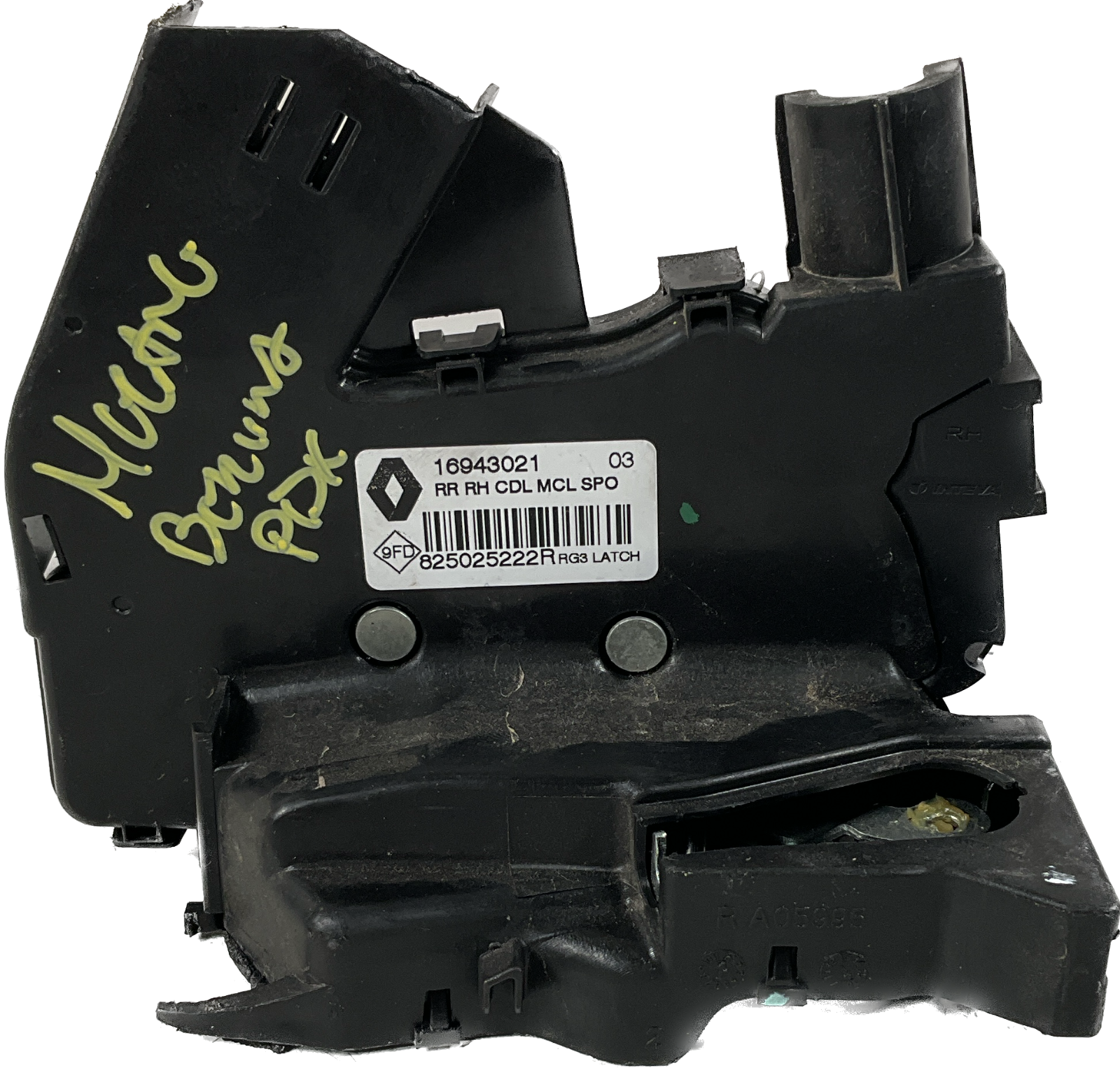 SERRATURA POSTERIORE DESTRA PDX PER RENAULT MEGANE BERLINA CODICE: 825025222R