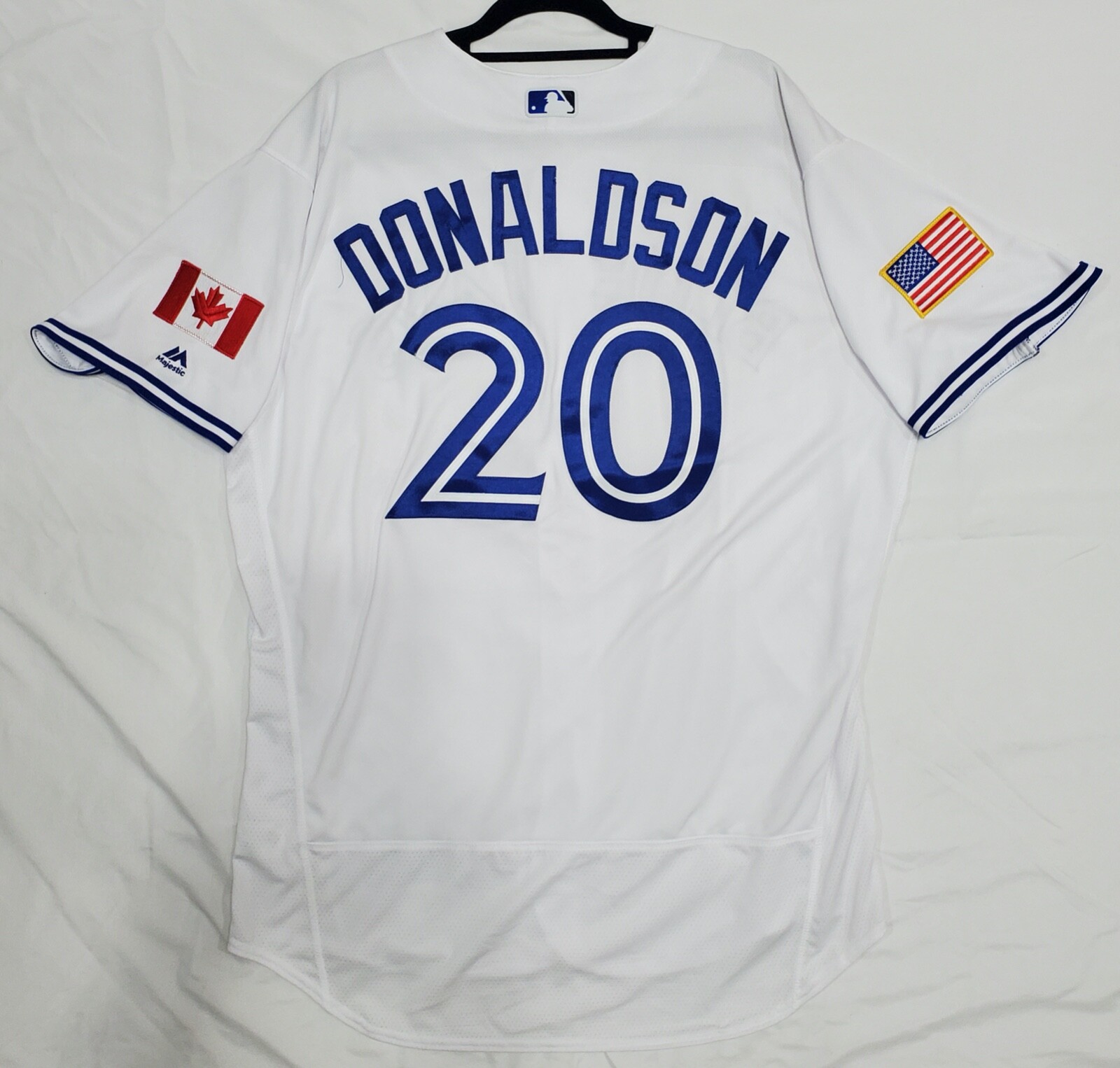 MLB ブルージェイズ　ユニフォーム　DONALDSON Majestic Josh Donaldson Toronto Blue Jays Cool Base Away