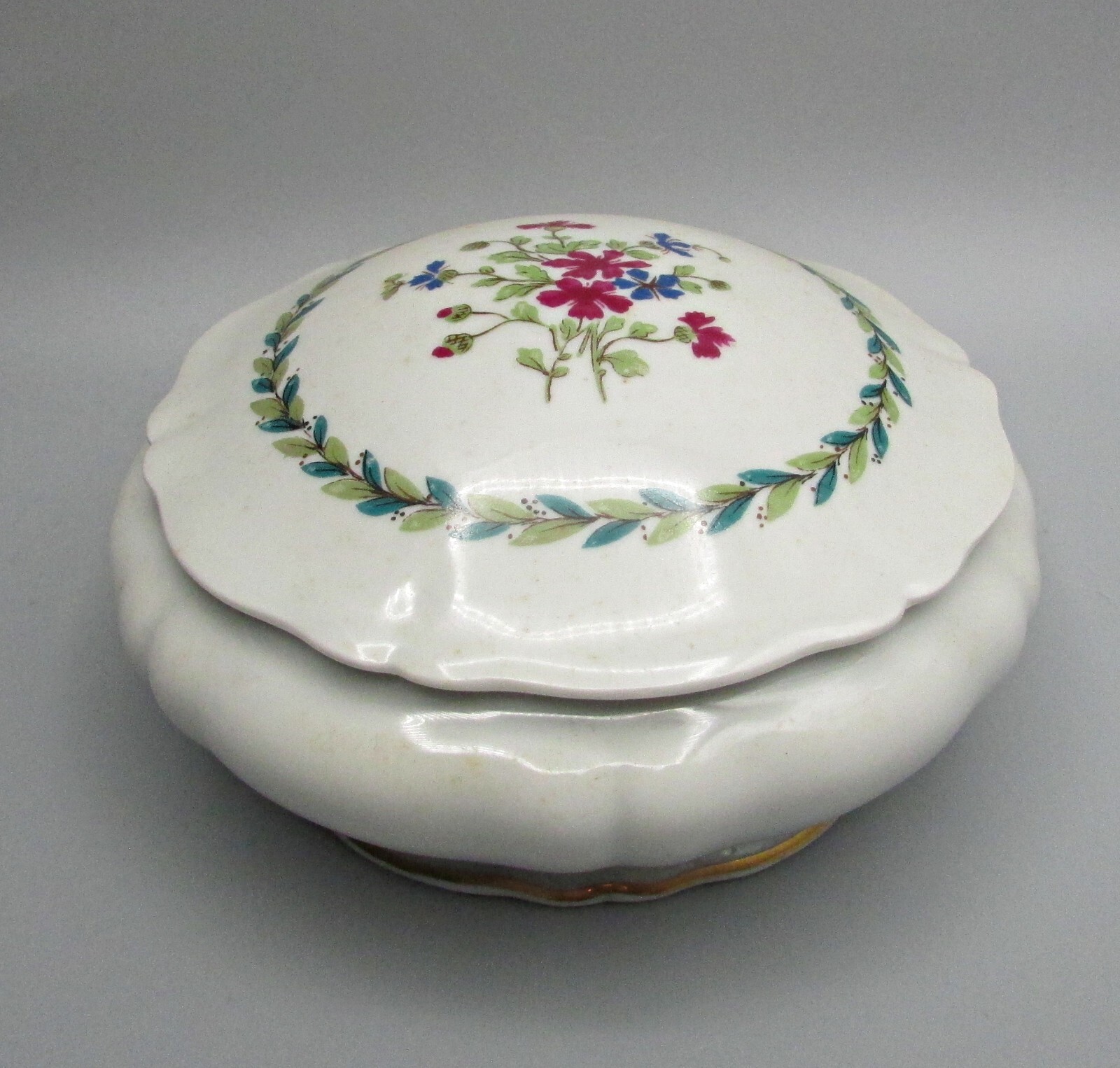 Haviland Vieux Paris Vert Lidded Box - 5