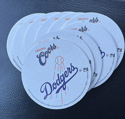 1997 Dodgers Coors Beer Coasters lot of 10