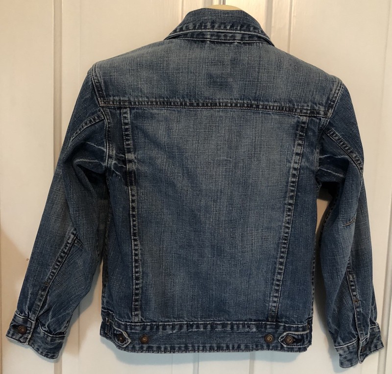GAP KIDS Trucker Denim Jean Jacket Children Size L (10) Medium Wash