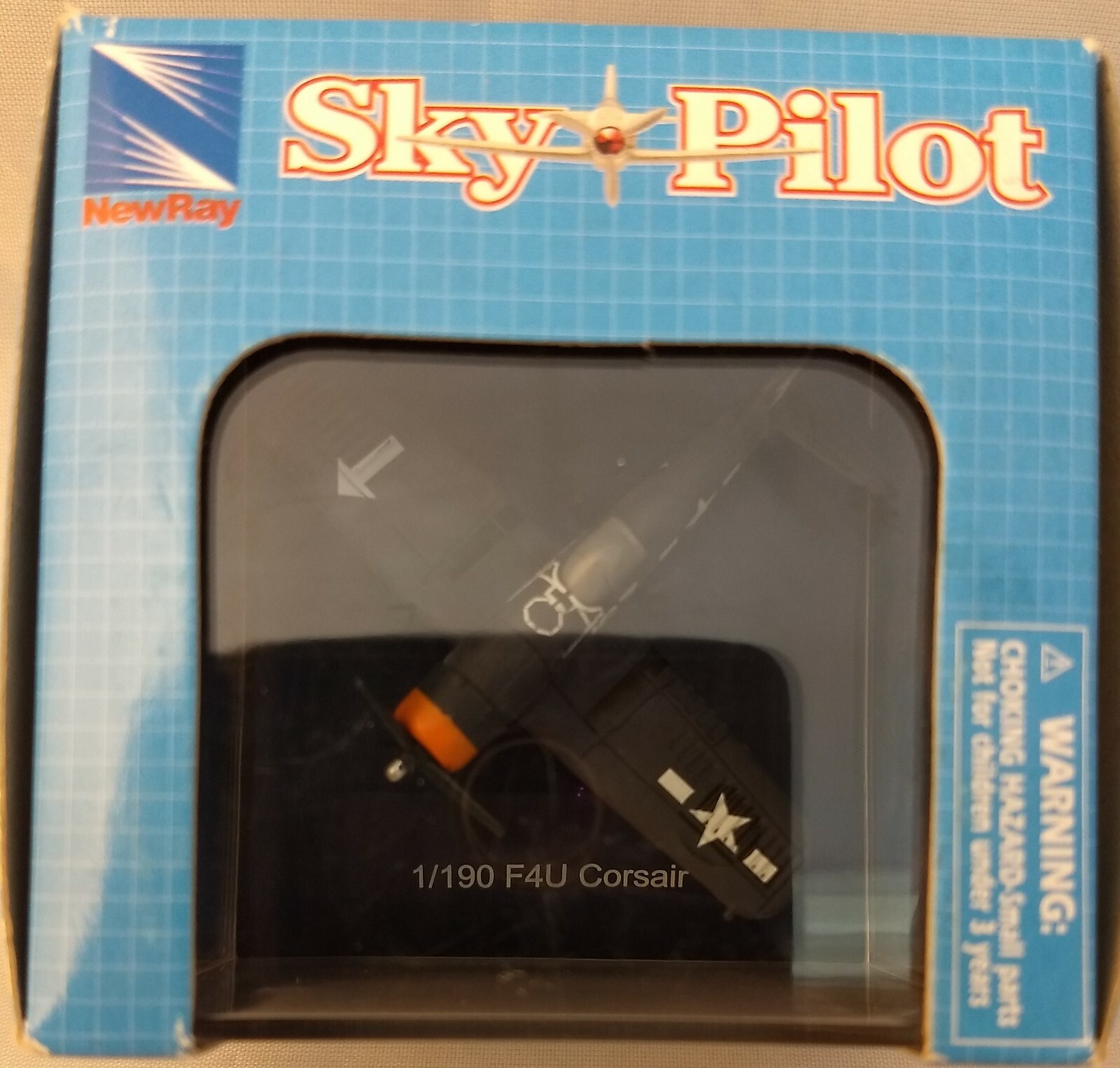 Sky Pilot New Ray 1/190 USA F4U Corsair WWII Fighter Aircraft