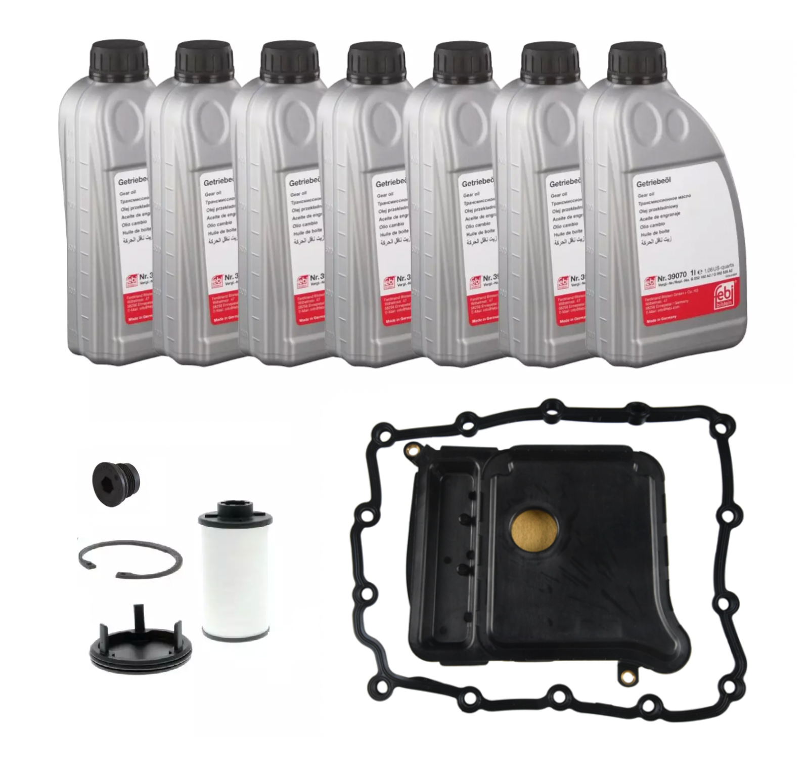 Dual Clutch Trans DCT Service Kit 7L Fluid + Filters for BMW