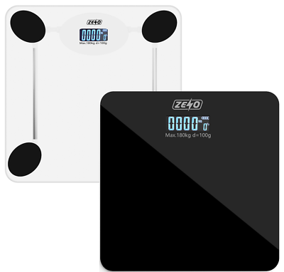 BATHROOM SCALES WEIGHING DIGITAL LCD ELECTRONIC HOME BODY GLASS SCALE WEIGHT