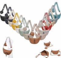 DAMEN TASCHE CROSS OVER BODY BAG BAUCH Hüfte Schultertasche BRUST UMHÄNGETASCHE