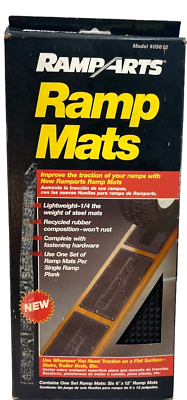 Non slip shop mats for ramps