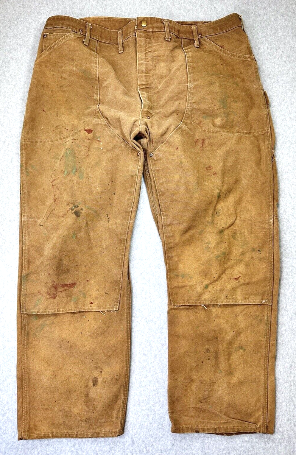 60s〜70s Carhartt double knee pants Vintage 60s 70s Carhartt Double Knee Work Pants 42x29 Talon