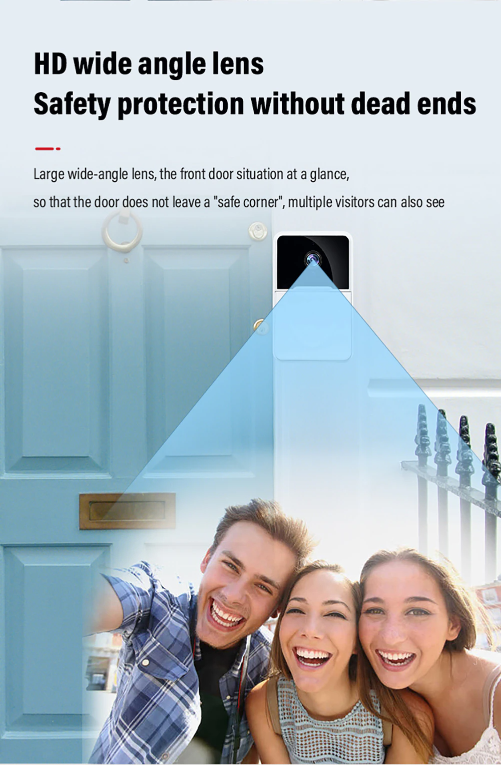 Smart Wireless WiFi Video Doorbell Phone Camera Door Bell Ring Intercom Security