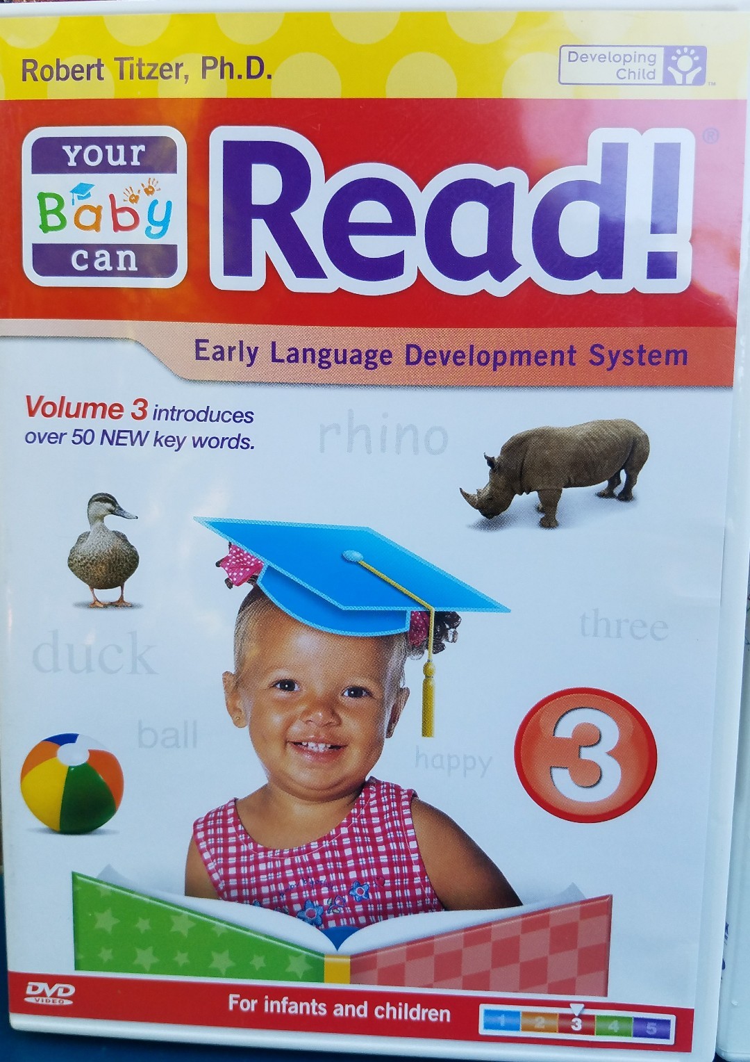 Your Baby Can Read Volume 3 / Baby Prodigy with Dookie Duck ~2 DVD LOT~Wonderful