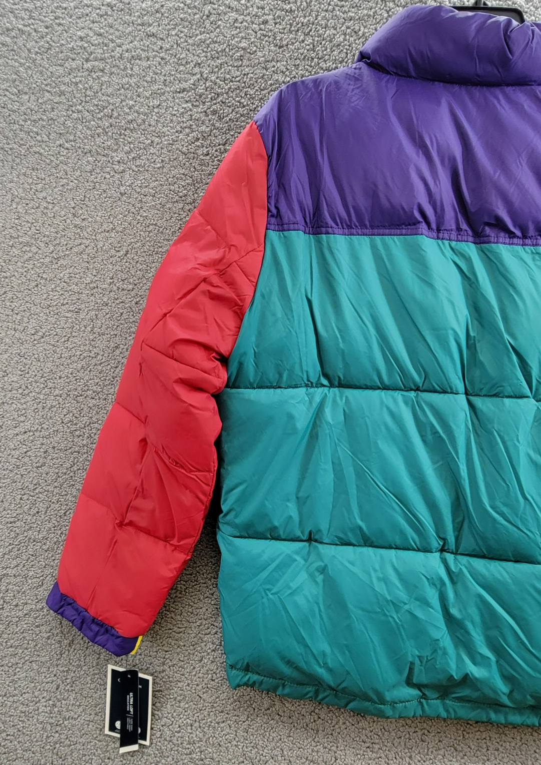 Club Room Colorblocked Quilted Full-Zip Puffer Jacket Men's L Multi Long Sleeve - Picture 14 of 19