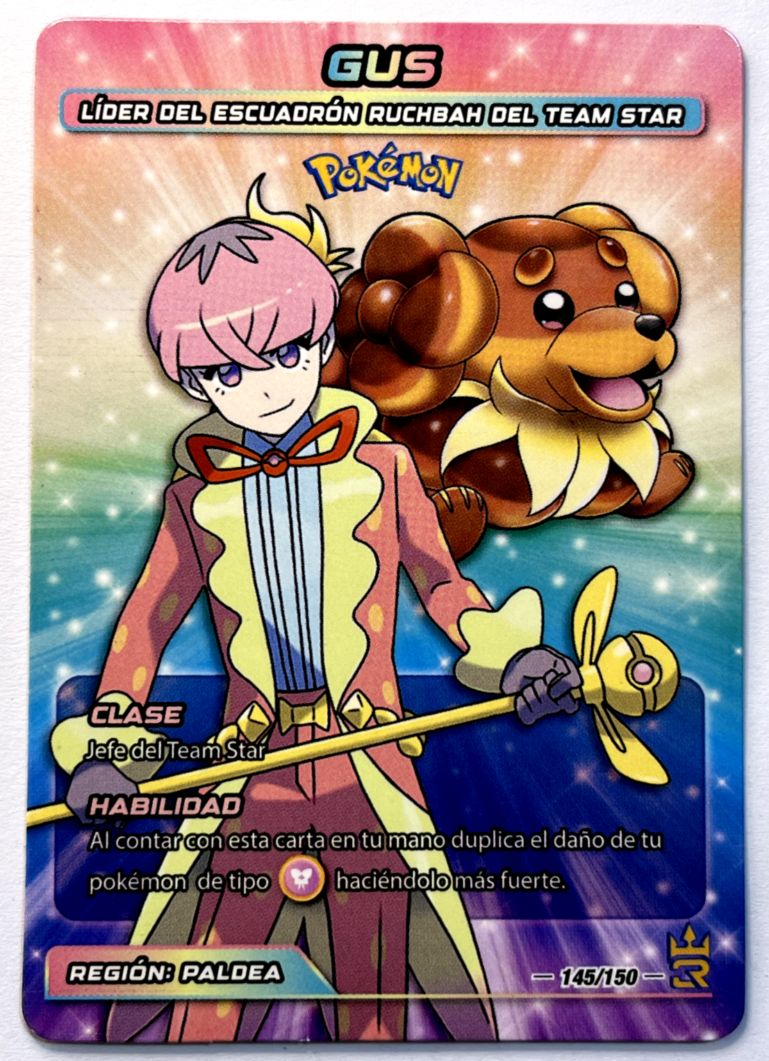2024 POKEMON Black Edition TCG #145 GUS / DACHSBUN Paldea