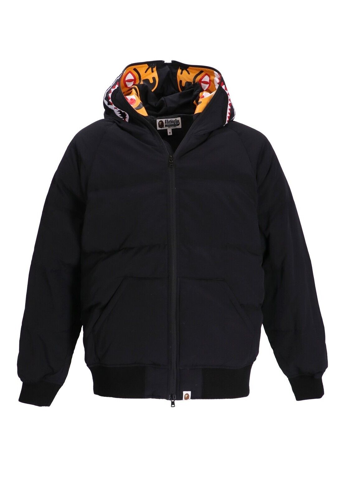 Bape Shark X Tiger Hoodie Down Jacket Black Bape Shark X Tiger Hoodie Down Jacket Black
