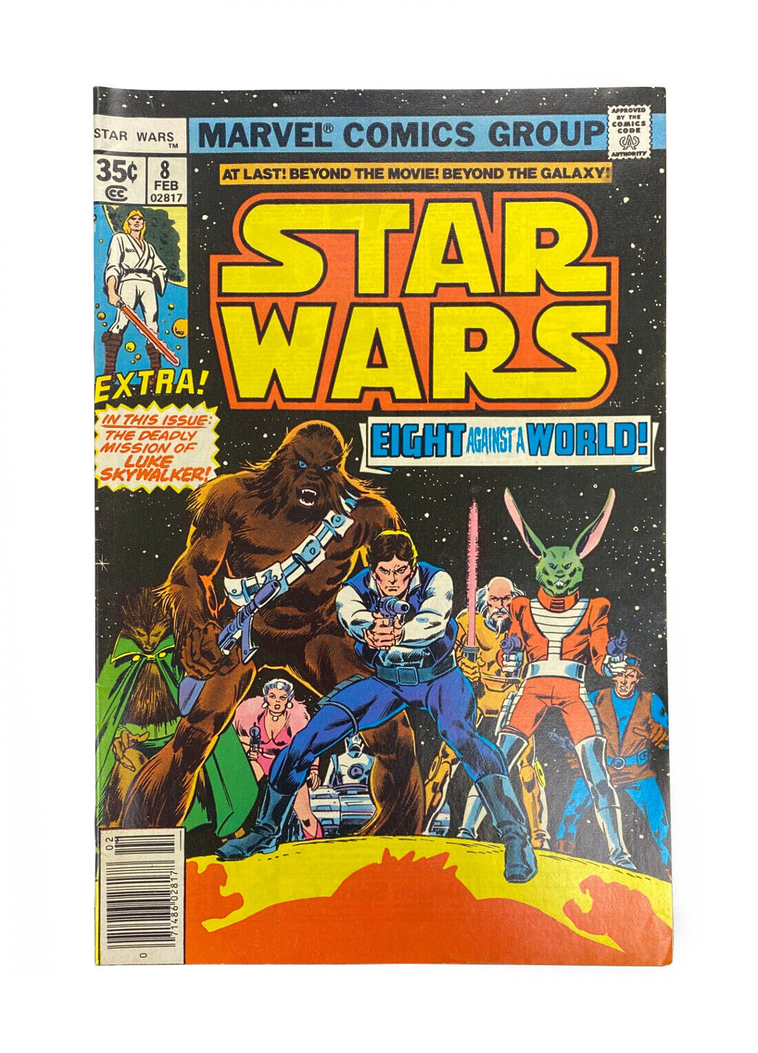 Marvel Comics Group Star Wars #8 1978 1st Appearance Jaxxon Marvel Comics Group Star Wars #8 1978 1st Appearance Jaxxon