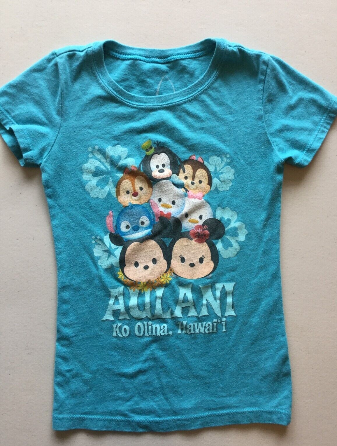 Disney AULANI Hawaii 限定Tシャツ 2枚セット Lサイズ Disney Aulani Resort Hawaii Kids T-shirt Tsum Tsum (xtra