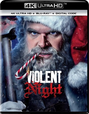 Жестокая ночь 4K UHD Blu-ray Дэвида Харбора NEW
